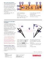 Preview for 2 page of Simrad PI REMOTE - REV A Quick Reference Manual