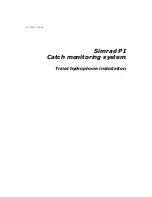 Предварительный просмотр 3 страницы Simrad PI Installation Manual