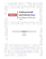 Simrad TXL-10S-4 Installation Manual preview