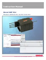 Preview for 1 page of Simrad WBT Mini Instruction Manual