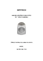 SimTech KM-1720 Manual preview