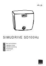 Предварительный просмотр 1 страницы Simu SIMUDRIVE SD100Hz Installation Manual