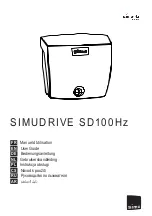 Simu SIMUDRIVE SD100Hz User Manual preview