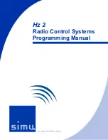 Предварительный просмотр 1 страницы Simu TSA Hz 2 Programming Manual