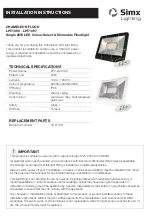 SImx CHAMELEON LHT1096 Installation Instructions preview