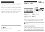 Preview for 1 page of SImx ELITE LED LHTC637 Installation Instructions