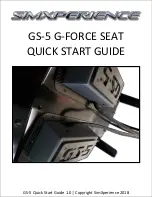 Preview for 1 page of SIMXPERIENCE GS-5 G-FORCE SEAT Quick Start Manual