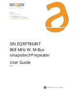 Предварительный просмотр 1 страницы Sinapsi SIN.RPT868XT User Manual