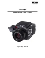 Sinar Medium Format Camera System Hy6 Operating Manual preview