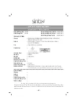 Preview for 30 page of Sinbo SCM 2935 Instruction Manual