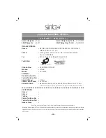 Preview for 42 page of Sinbo SCO 5028 Manual For Use