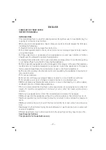 Предварительный просмотр 8 страницы Sinbo SDF-3817 Instruction Manual