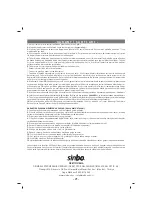 Предварительный просмотр 22 страницы Sinbo SDF-3817 Instruction Manual