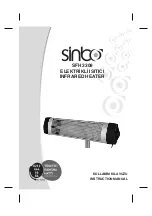 Предварительный просмотр 1 страницы Sinbo SFH 3308 Instruction Manual