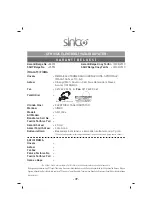 Preview for 40 page of Sinbo SFH 3326 User Instructions