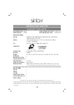 Preview for 39 page of Sinbo SFH 3373 Instruction Manual