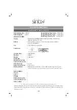 Preview for 38 page of Sinbo SHB 3036 Instruction Manual