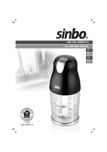 Sinbo SHB 3106 User Manual preview