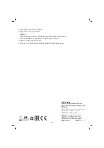 Предварительный просмотр 8 страницы Sinbo SHB 3110 Instructions For Use Manual