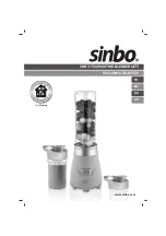 Предварительный просмотр 1 страницы Sinbo SHB 3150 Manual