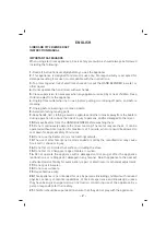 Предварительный просмотр 3 страницы Sinbo SHB 3172 Instruction Manual