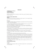 Предварительный просмотр 2 страницы Sinbo SHB-3174 Instruction Manual