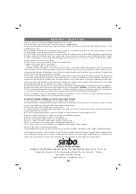 Preview for 19 page of Sinbo SHD 2686D Manual