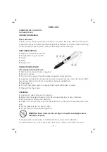 Preview for 2 page of Sinbo SHD 7072 Instruction Manual