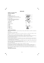 Preview for 6 page of Sinbo SJ 3136 Instruction Manual