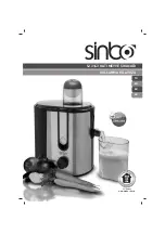 Preview for 1 page of Sinbo SJ 3143 User Manual