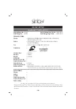 Preview for 41 page of Sinbo SK 2369 Manual