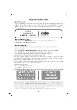 Preview for 20 page of Sinbo SK 7305 Manual