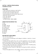 Preview for 29 page of Sinbo SK 7332 Instruction Manual