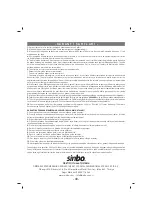 Предварительный просмотр 31 страницы Sinbo SSI 2886 Instruction Manual