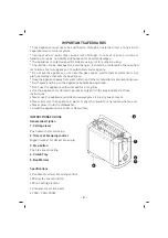 Preview for 3 page of Sinbo ST 2413 Instruction Manual