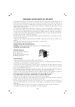 Предварительный просмотр 12 страницы Sinbo ST 2416 Instruction Manual