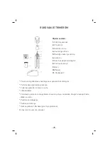 Preview for 26 page of Sinbo STR-4916 Instruction Manual And Owner'S Manual