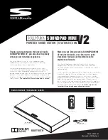 Preview for 1 page of Sinclair Audio SCULPTURA SOUNDPAD MINI V2 Manual