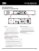 Preview for 5 page of Sinclair Audio SCULPTURA SOUNDPAD MINI Owner'S Manual