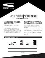 Preview for 1 page of Sinclair Audio Sculptura Owner'S Manual