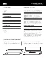 Preview for 6 page of Sinclair Audio Sculptura Owner'S Manual