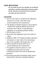 Preview for 2 page of Sinclair AMC-11P User Manual