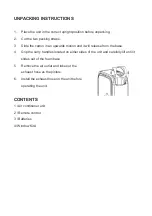 Preview for 8 page of Sinclair AMC-11P User Manual