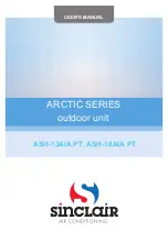 Sinclair ARCTIC Series User Manual preview