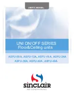 Sinclair ASFU-09A User Manual preview