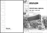 Preview for 1 page of Sinclair ASH-09AF Operational Manual