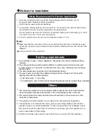 Preview for 21 page of Sinclair ASH-09AK PT User Manual