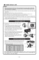 Предварительный просмотр 23 страницы Sinclair ASH-28AC User Manual