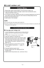 Предварительный просмотр 24 страницы Sinclair ASH-28AC User Manual