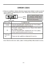 Предварительный просмотр 26 страницы Sinclair ASV-25BS User Manual